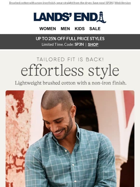 Tailored Fit Men’s Shirts – new in!