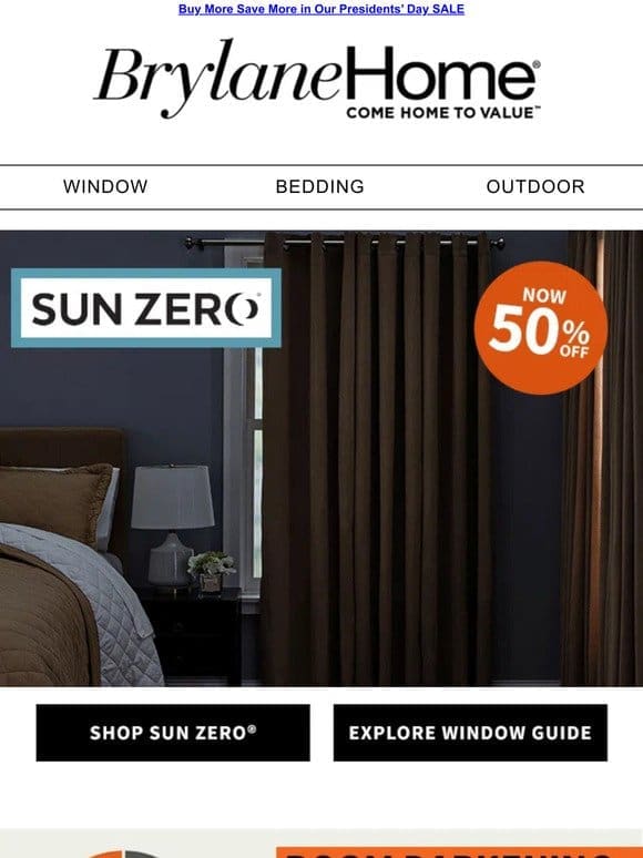 Take $100 OFF + Sun Zero™ Energy Savers