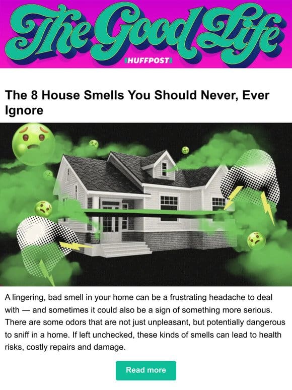 The 8 house smells you should never， ever ignore