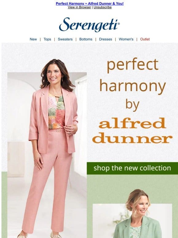 The Alfred Dunner Collection For Spring ~ You’ll Love Everything ~ Online Now