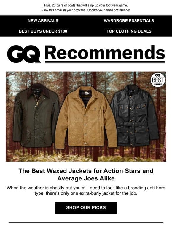 The Best Waxed Canvas Jacket for Action Stars and Average Joes Alike
