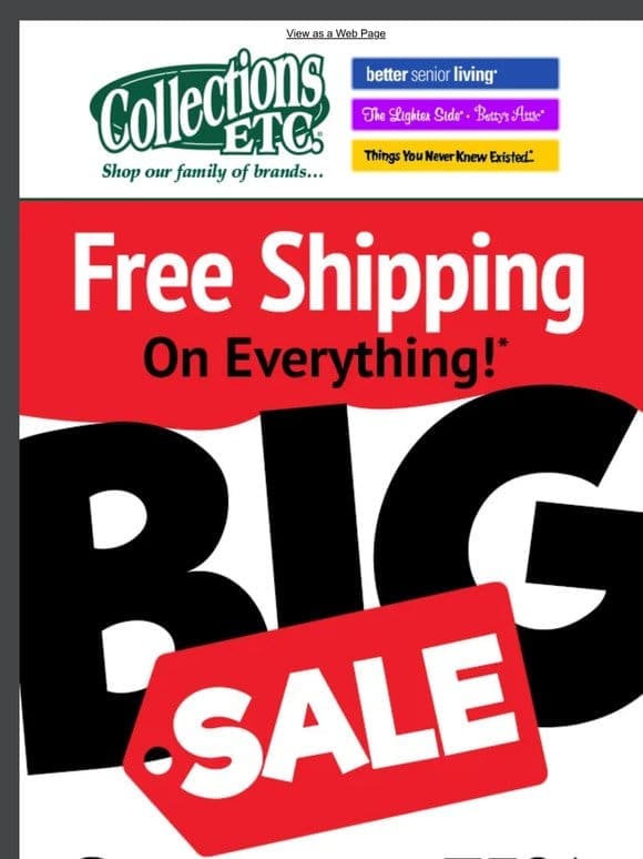 The Big Sale is Here – Shop and Save!