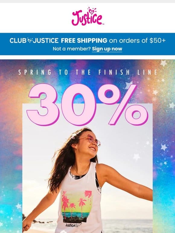 The Final Sprint  ‍♀️ 30% Off Sitewide Shopathon