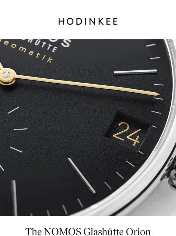 The Nomos Orion Neomatik Is Back In A New Black