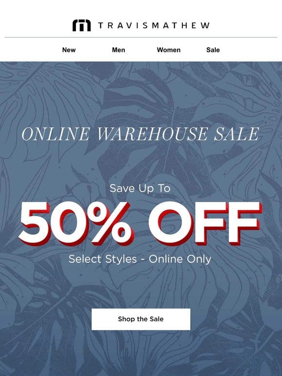 The Online Warehouse Sale Is (Finally) Back