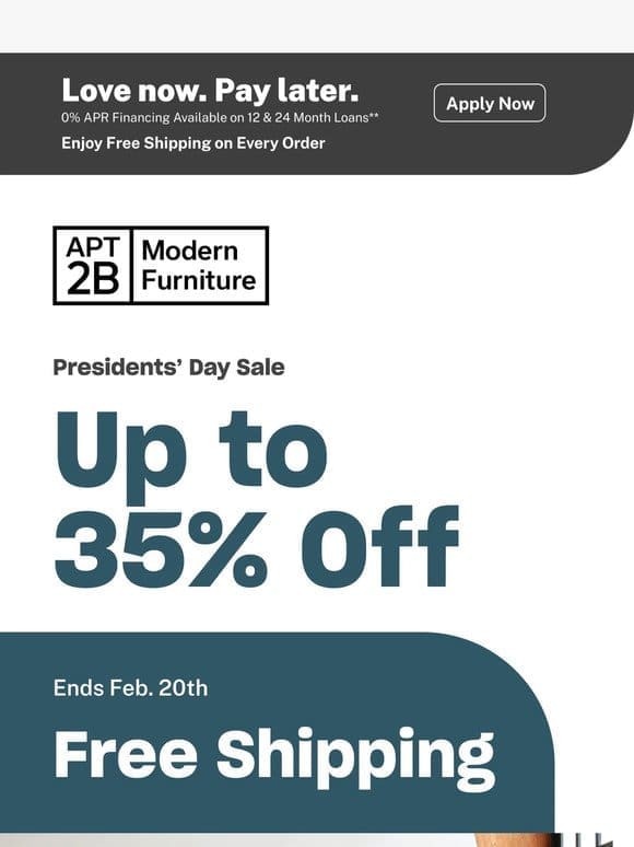 The Presidents’ Day Sale STARTS TODAY  ✨