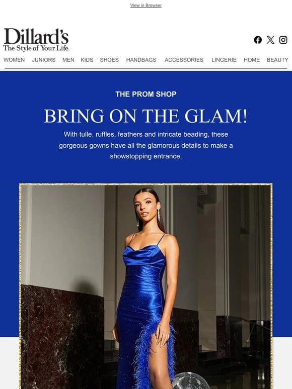 The Prom Shop: Bring on the Glam!