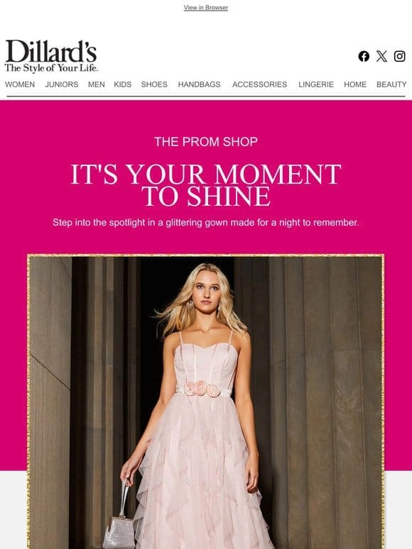 The Prom Shop: It’s Your Moment to Shine