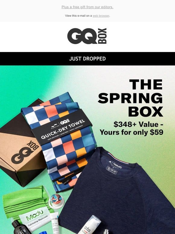 The Spring GQ Box Just Dropped – Get Yours Today For Up To $30 Off