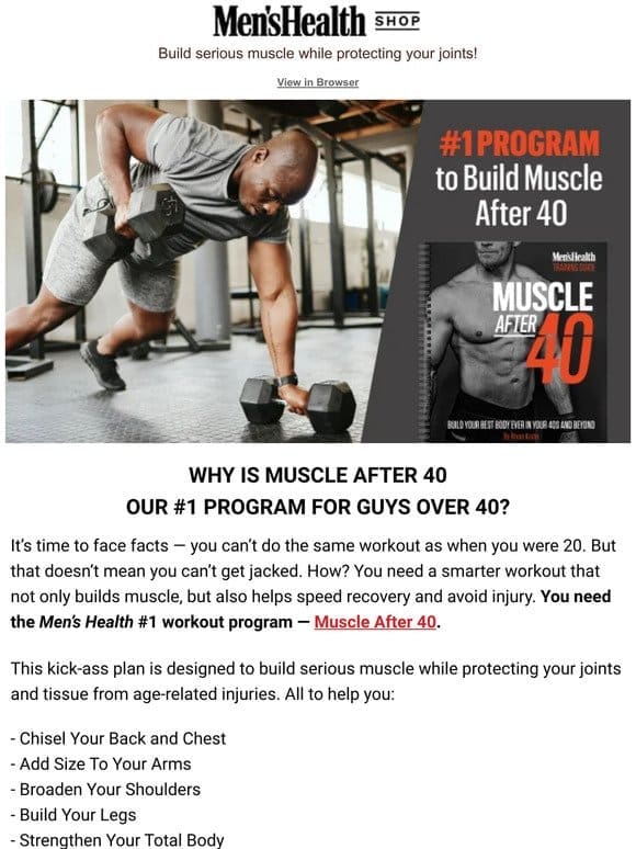 The Ultimate Workouts for Men Over 40