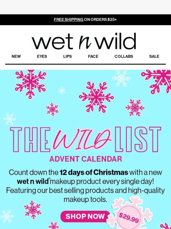 The Wild List Advent Calendar: 12 Days， 12 Faves