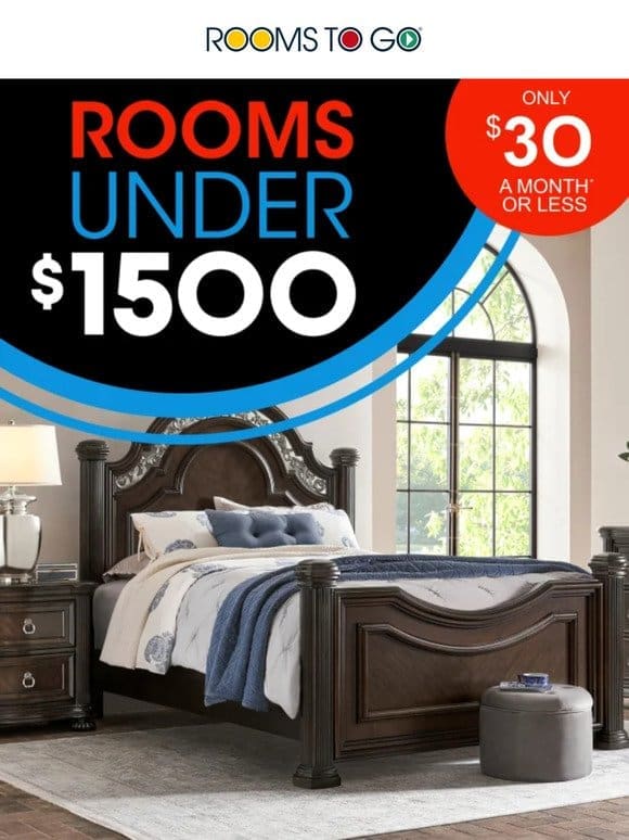 The big Rooms Under $1500 event ends today!