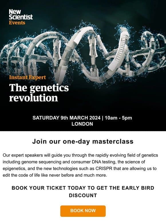 The genetics revolution is only just getting started…