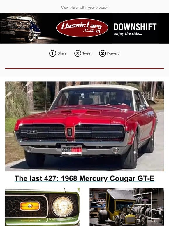 The last 427: 1968 Mercury Cougar GT-E