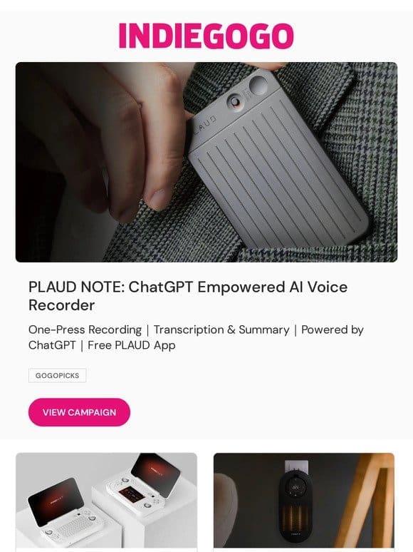 This device records， transcribes， and summarizes your meetings seamlessly