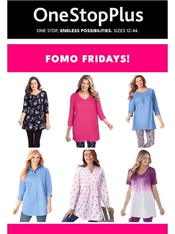 This is Not a Drill! 50% off customer favorite styles