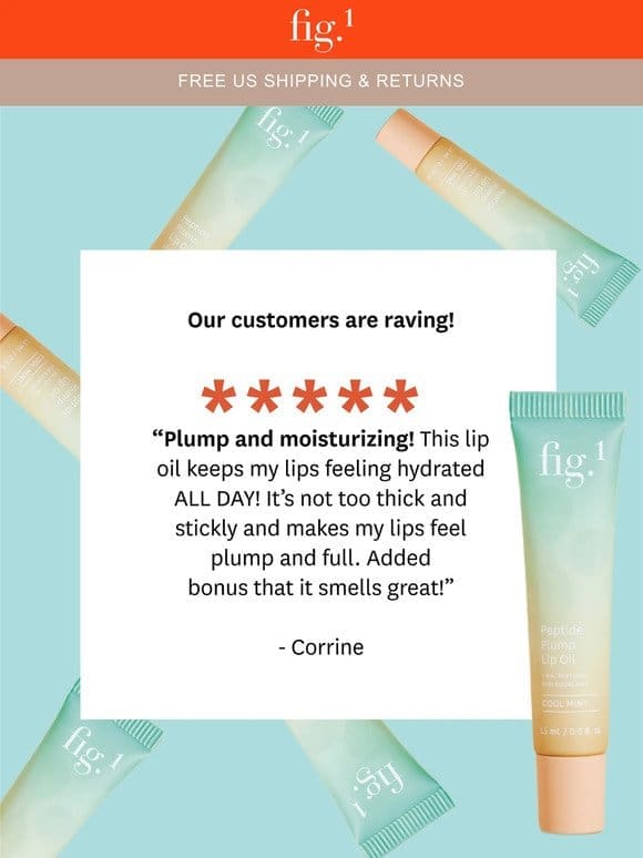 “This lip oil is a miracle worker!”