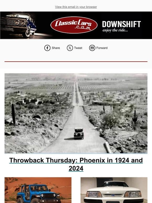 Throwback Thursday: Phoenix in 1924 and 2024