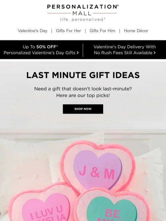 Time Is Running Out For Valentine’s Day Delivery!