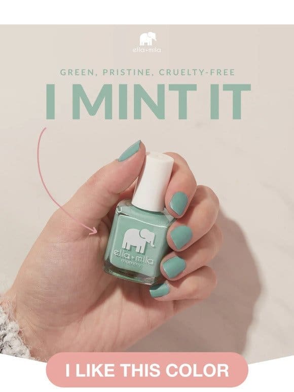 Time for a minty manicure