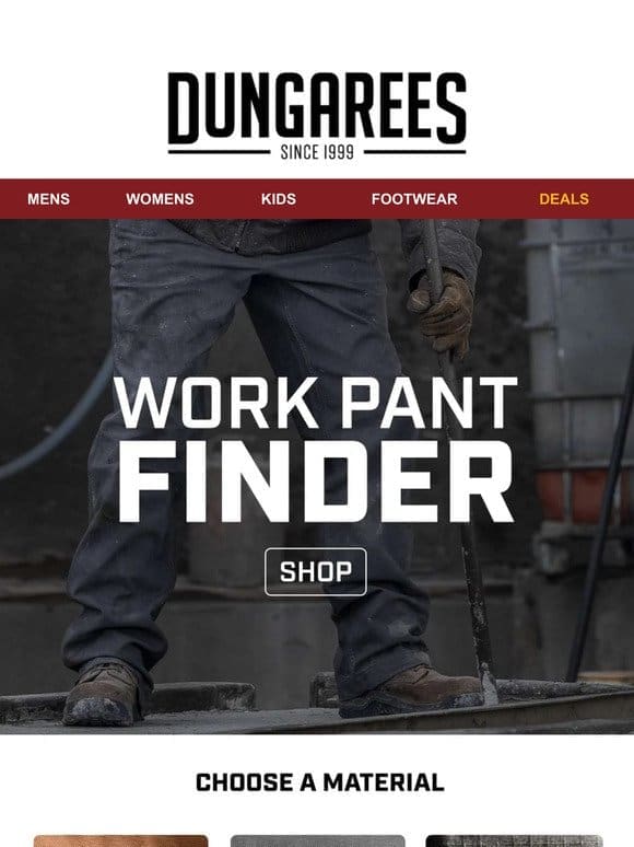 Today’s Feature: Durable Pants Made for Work