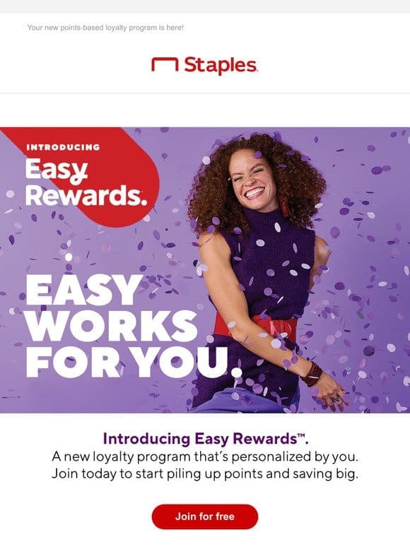 Today’s the big day! Introducing Easy Rewards