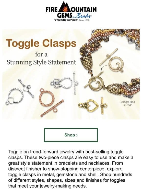 Toggle Clasps – The Ideal Finishing Touch for Jewelry Designs