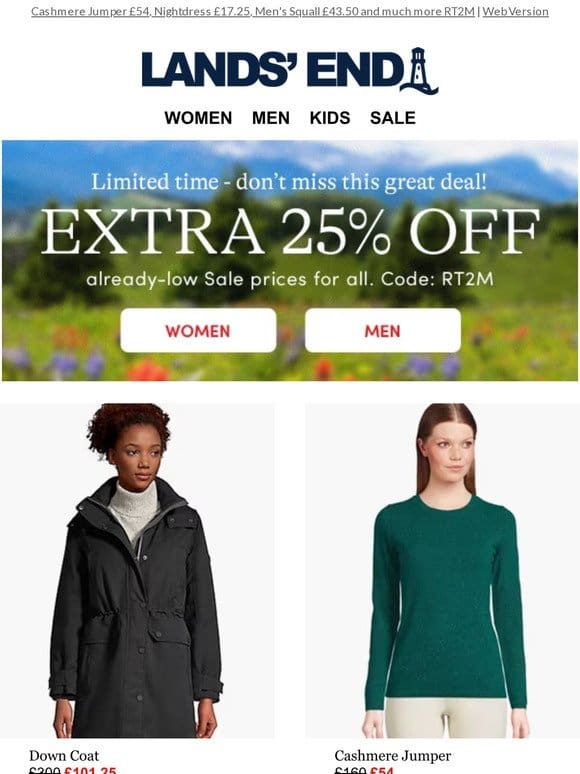 Tonight: EXTRA 25% OFF ALL Sale!