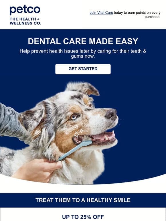 Tooth be told we love up to 25% off Dental Treats & Solutions.  ❤️
