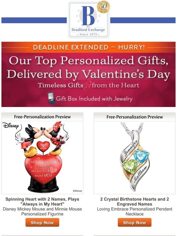 Top Personalized Gifts – Get Yours in Time!