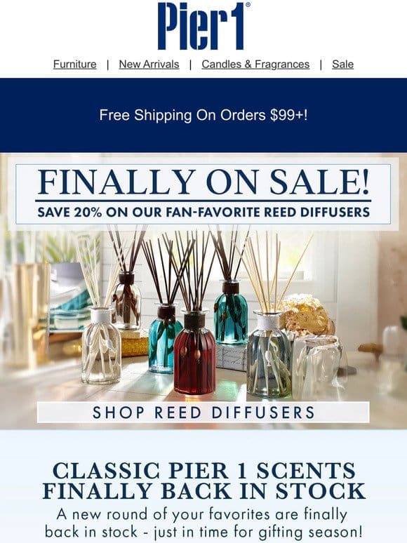 Top-Selling Reed Diffusers on Sale!  ️ Time to Restock Your Pier 1 Scents!