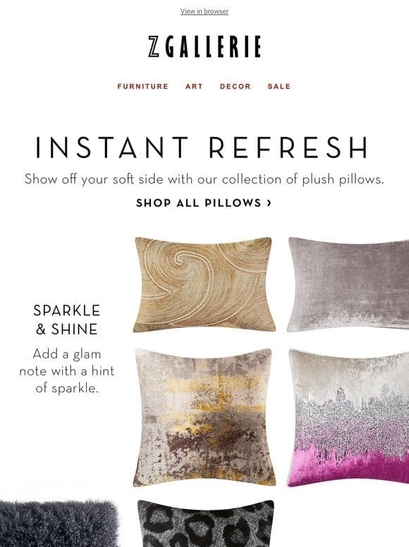 Toss In Some Fresh Color With Our Stunning Pillows