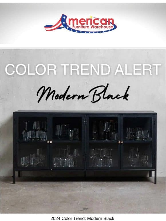 Trend Alert   Modern Black