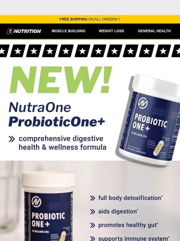 Try NEW ProbioticOne+ Today!