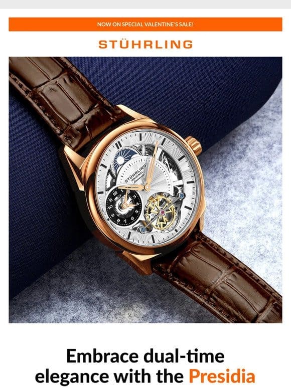 Two hearts， one rhythm – Celebrate with the Presidia Dual Time