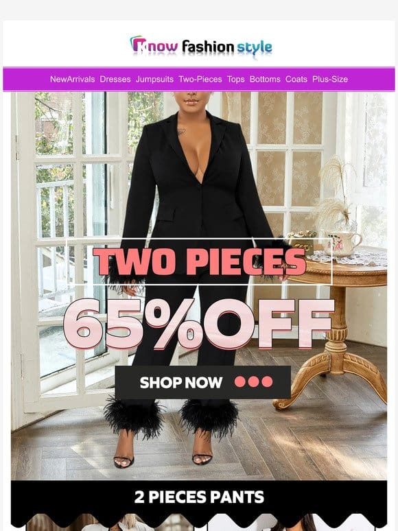 Two pieces hot & new styles Max 65%OFF
