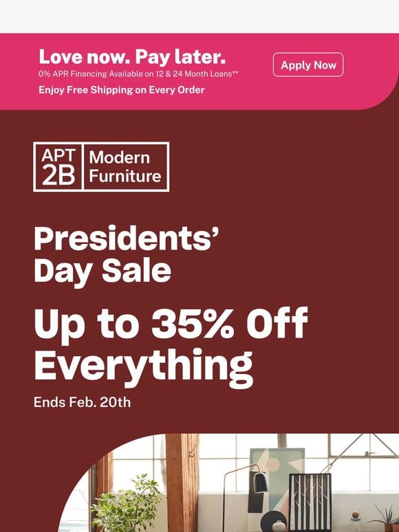 Un-President-ed Savings of Up to 35% STOREWIDE ⭐