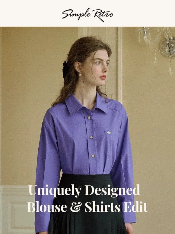 Uniquely Designed Blouse & Shirts Edit