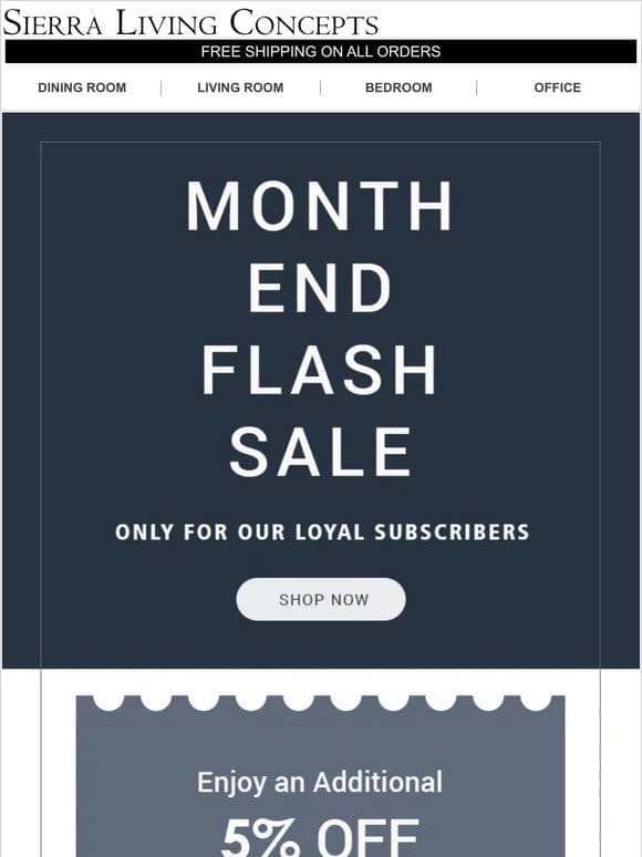Unlock Savings  : Month-End Flash Sale Now Live ⚡︎