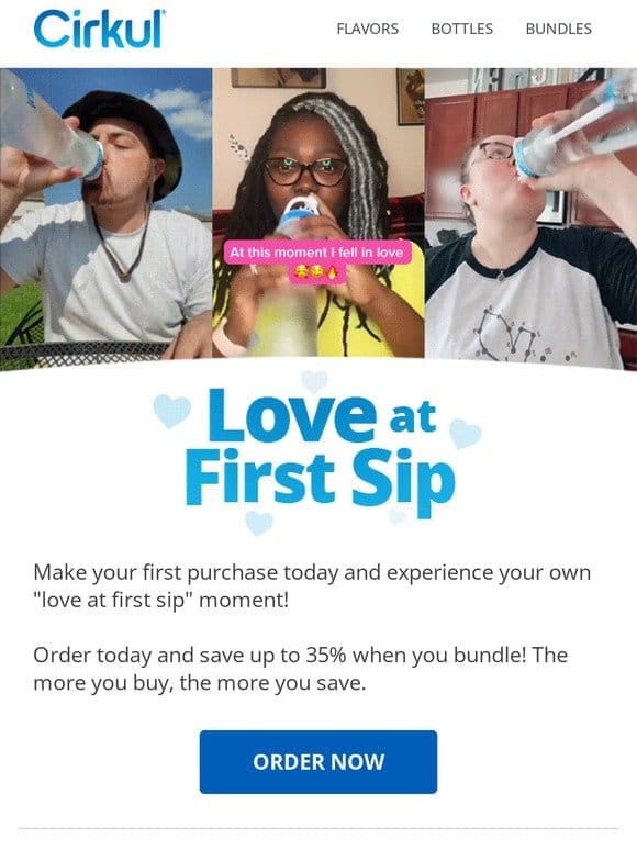 Unsure Love At First Sip Exists?