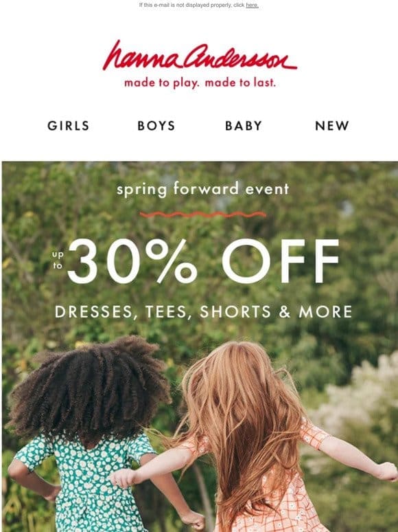 Up To 30% Off Play-Ready Styles