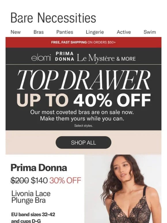 Up To 40% Off The BEST Bra Styles | Top Drawer Event