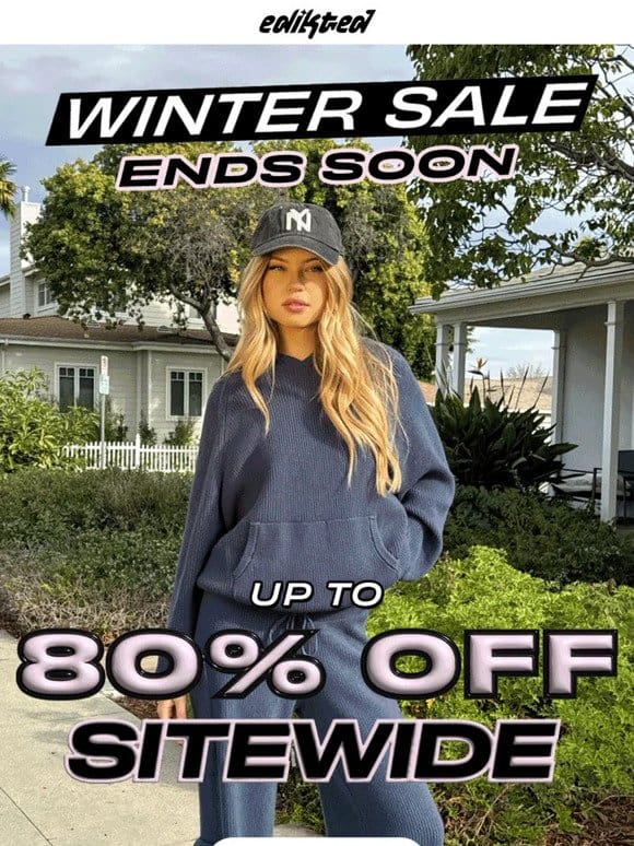 Up To 80% OFF SITEWIDE Continues‼️