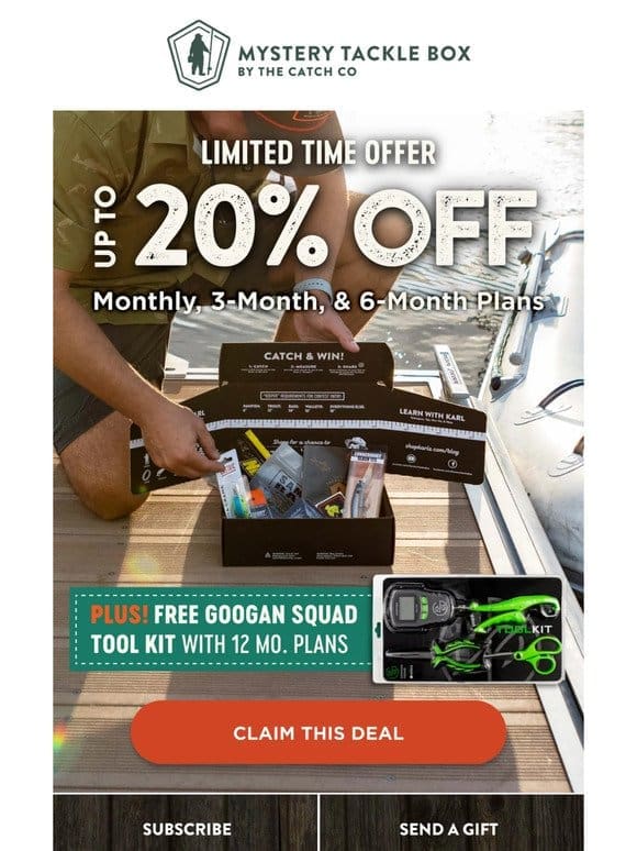 Up to 20% Off or FREE Googan Tool Combo