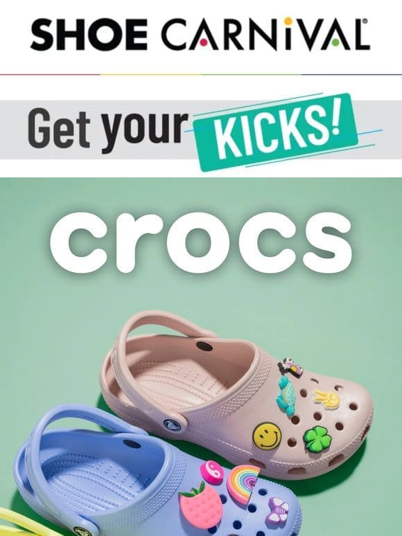 Up to 30% off your favorite Crocs!