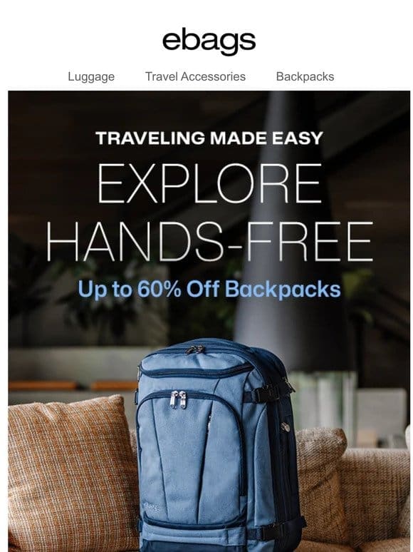 Up to 60% Off Your Favorite Backpacks