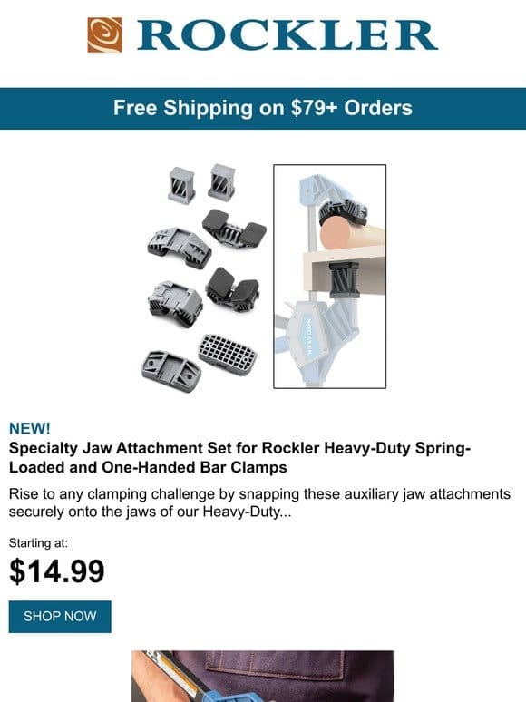 Upgrade Your Clamping: Discover New Clamps at Rockler!