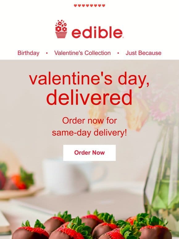 V-Day delivery available