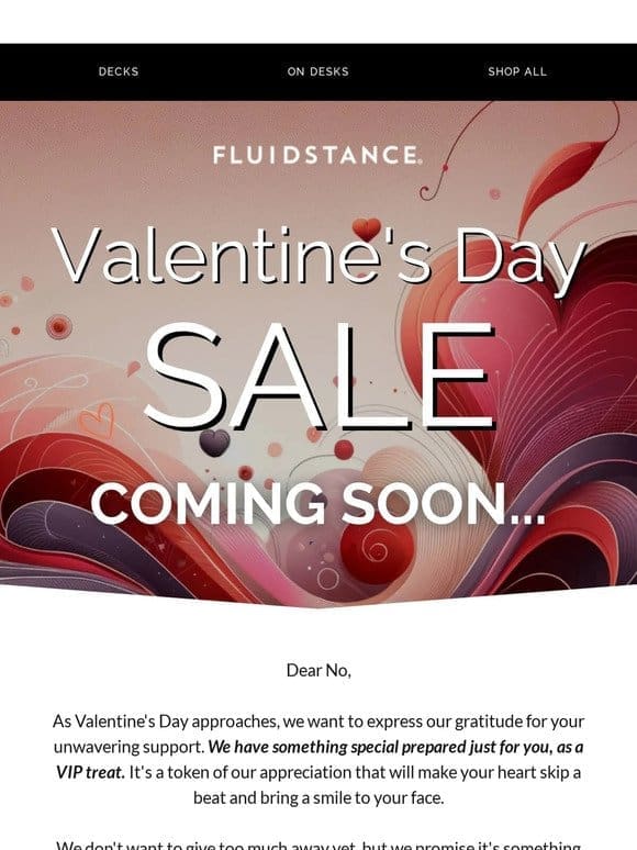 [VIP] Valentine’s Sale is coming…