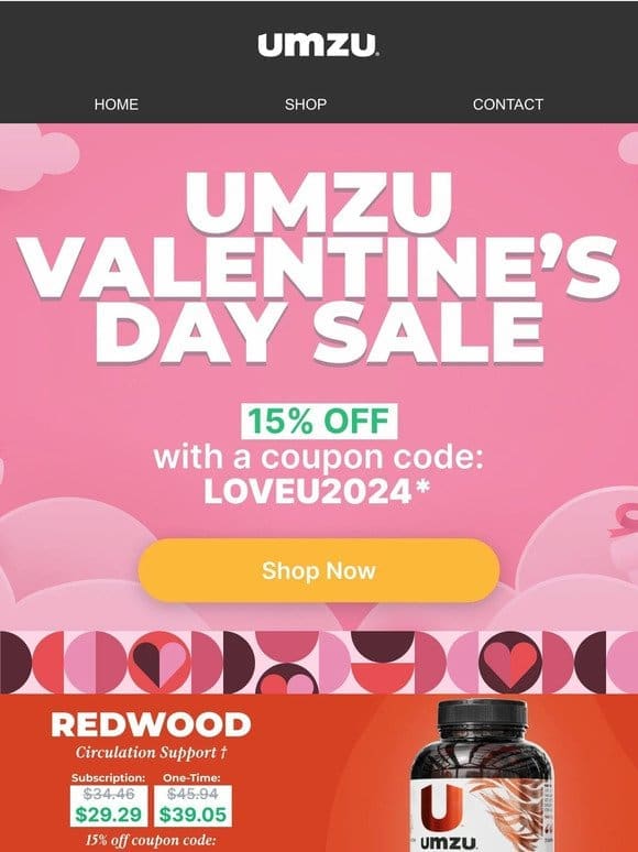 Valentine’s Exclusive: Your 15% Off Code LOVEU2024 Inside!